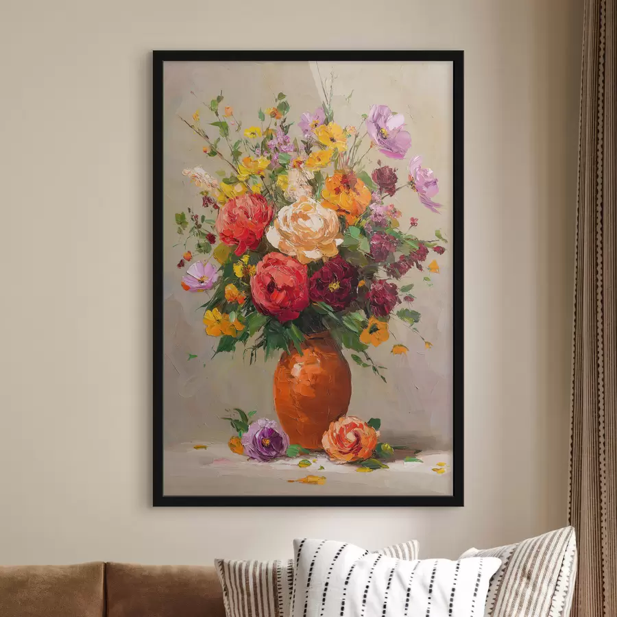 Fototapete Blumen in einer Vase f49527