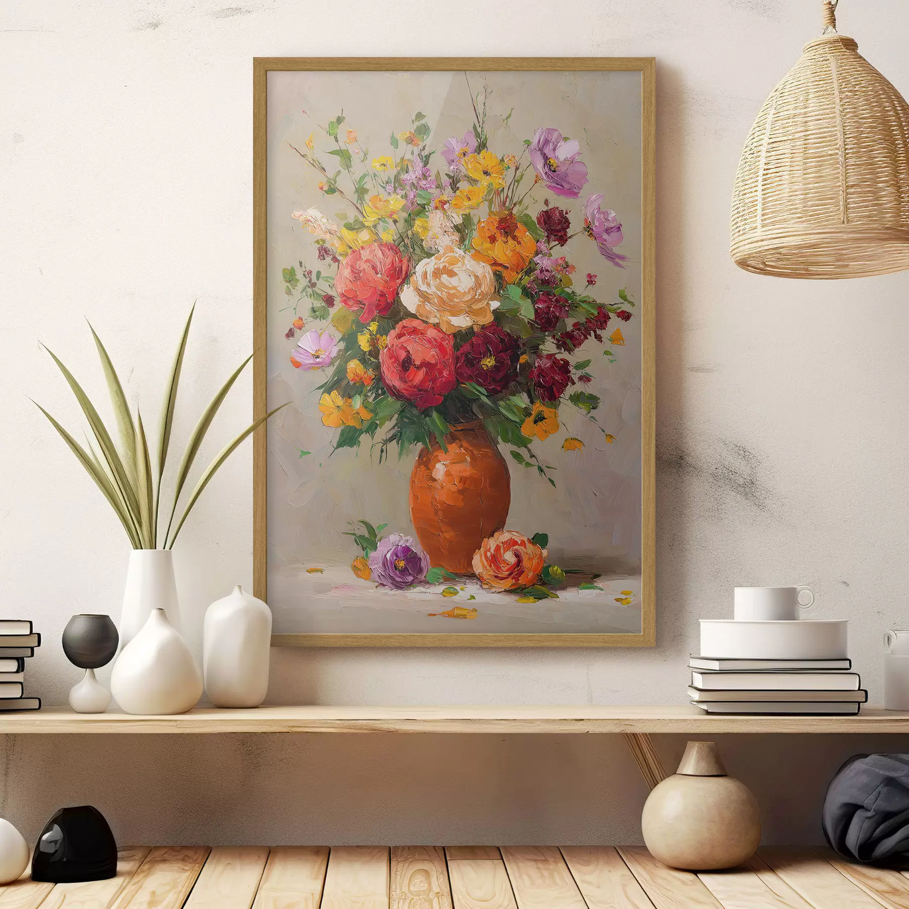Fototapete Blumen in einer Vase f49527