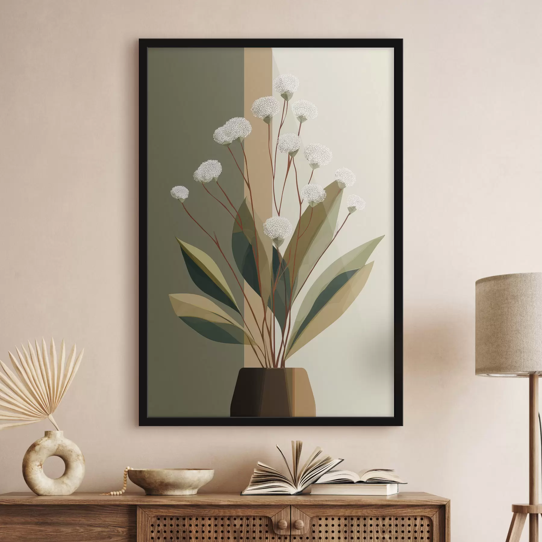 Fototapete Blumen in einer Vase f49530