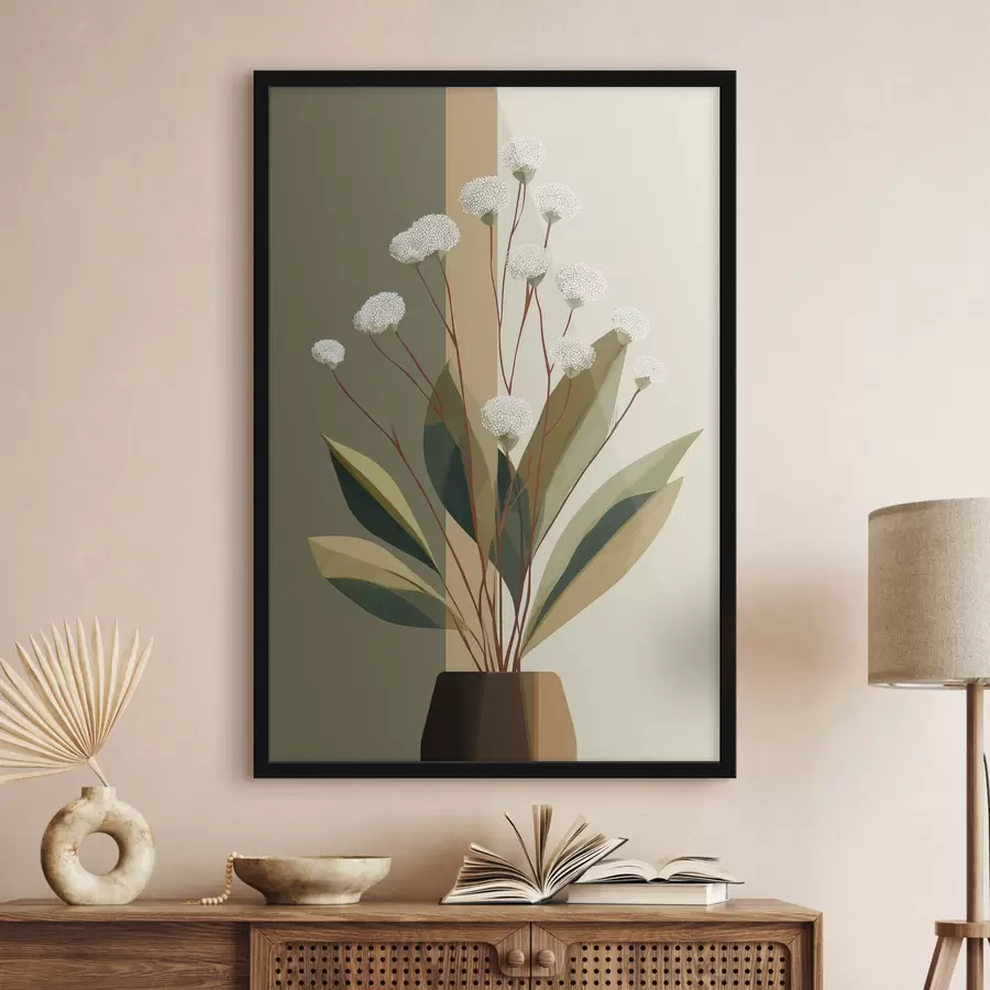 Fototapete Blumen in einer Vase f49530