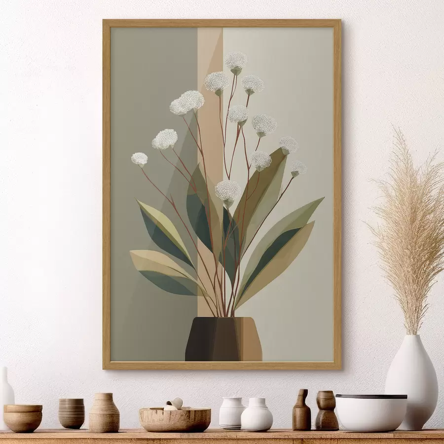 Fototapete Blumen in einer Vase f49530