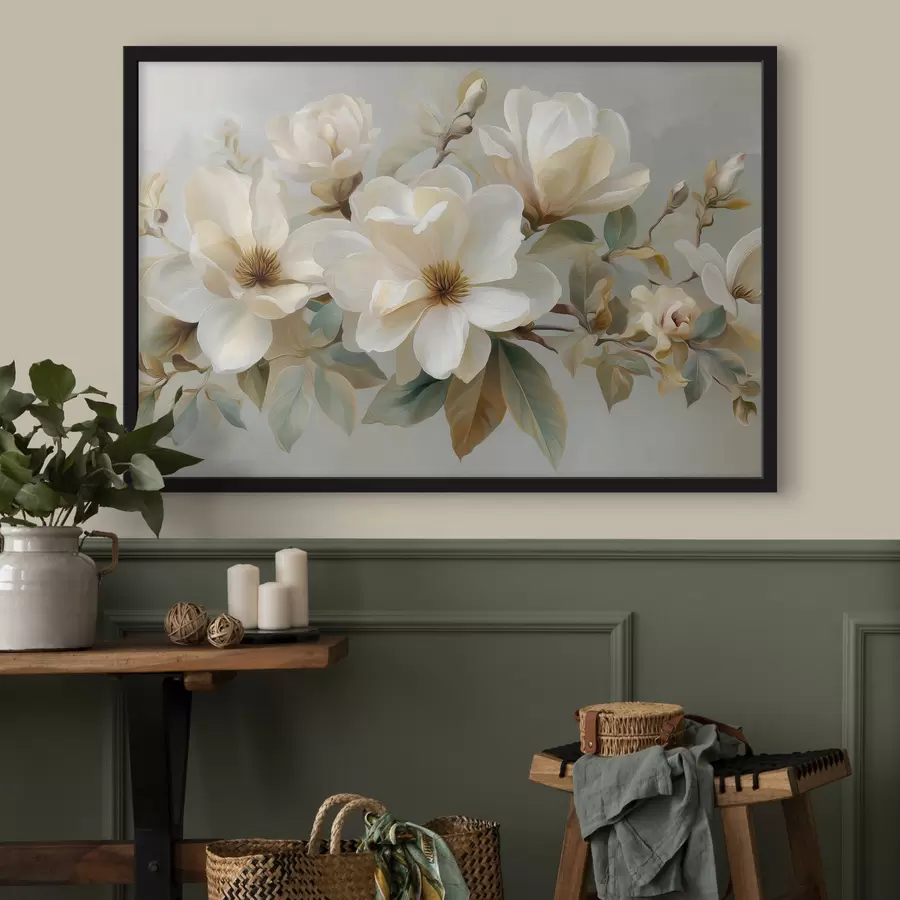 Fototapete Ein Zweig mit Blüten f49532