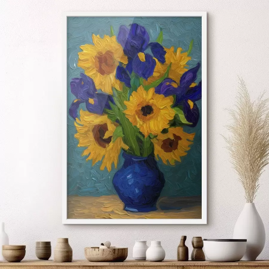 Fototapete Blumen in einer Vase f49534