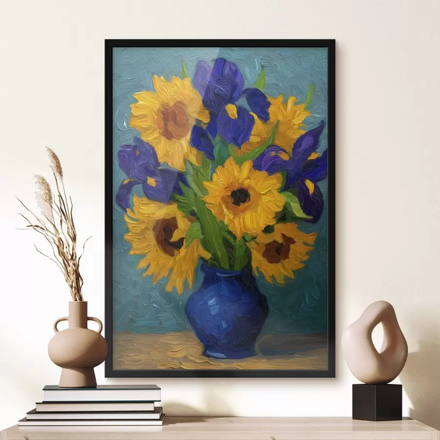 Fototapete Blumen in einer Vase f49534