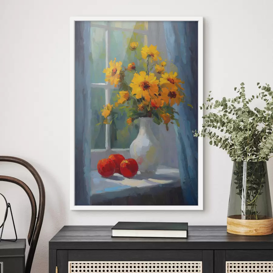 Fototapete Blumen in einer Vase f49535