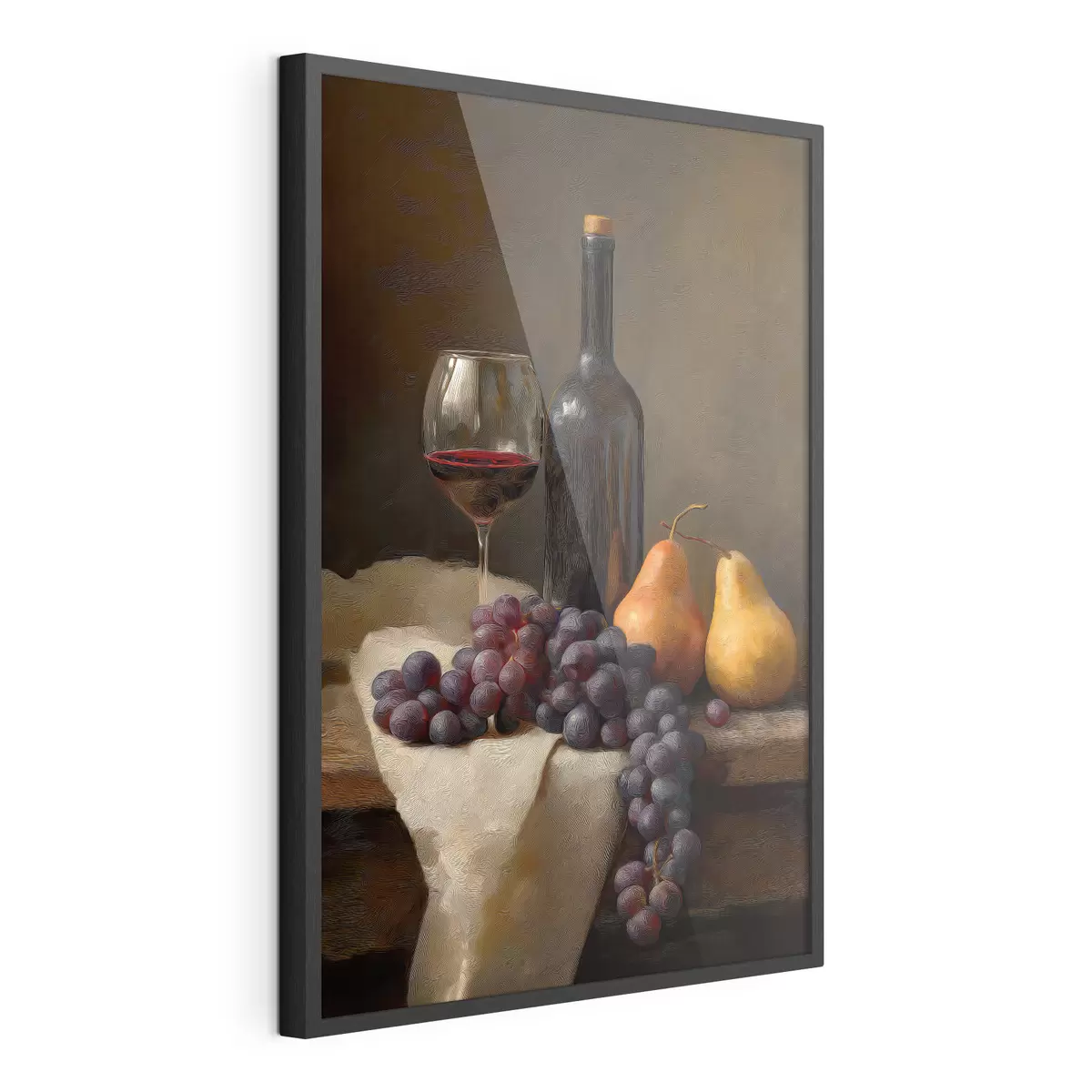 Poster Wein und Trauben f49537