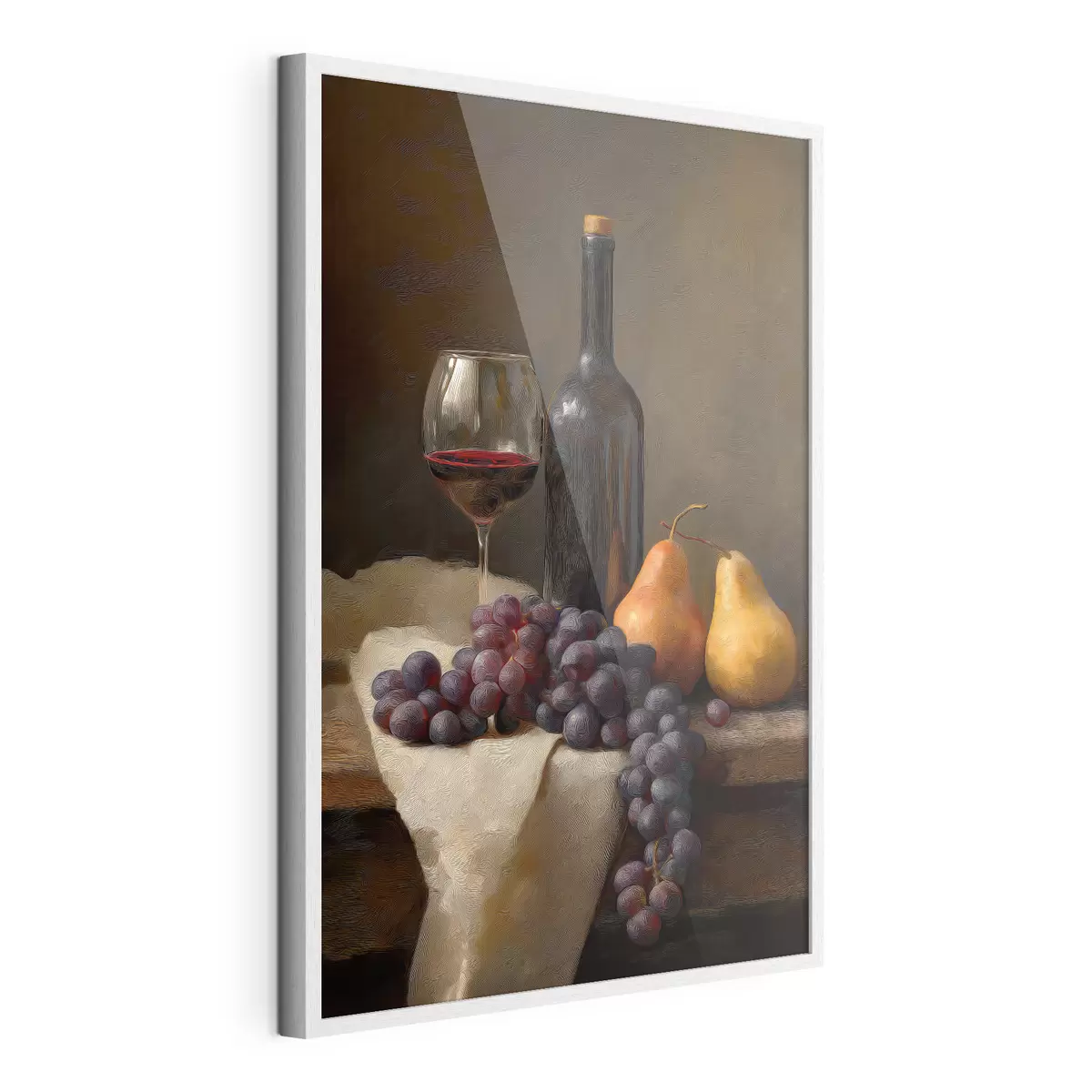 Poster Wein und Trauben f49537