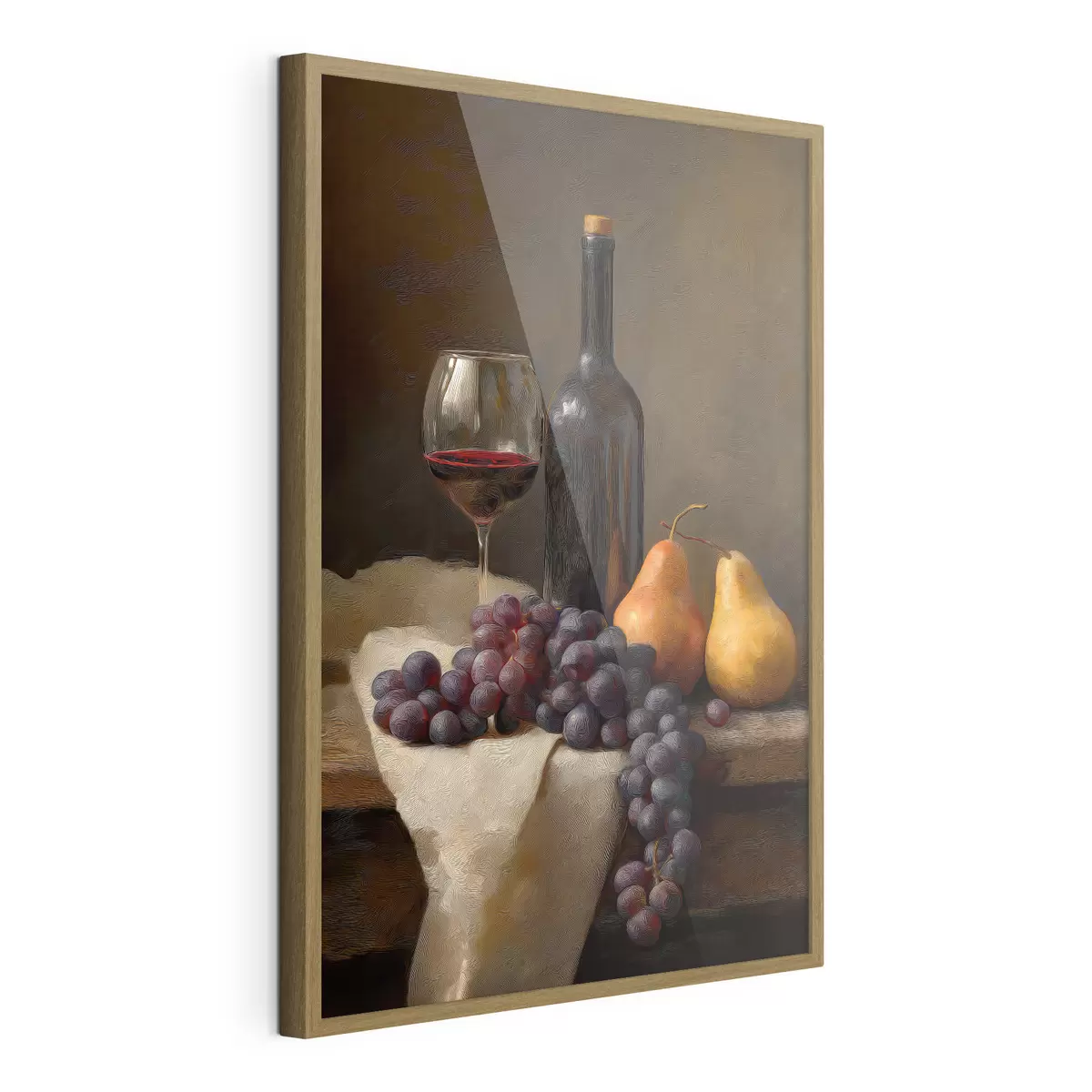 Poster Wein und Trauben f49537