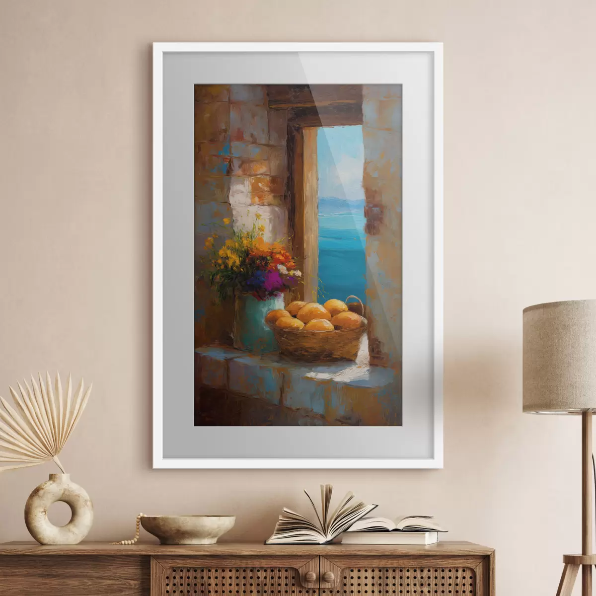 Poster Obst und Blumen f49542