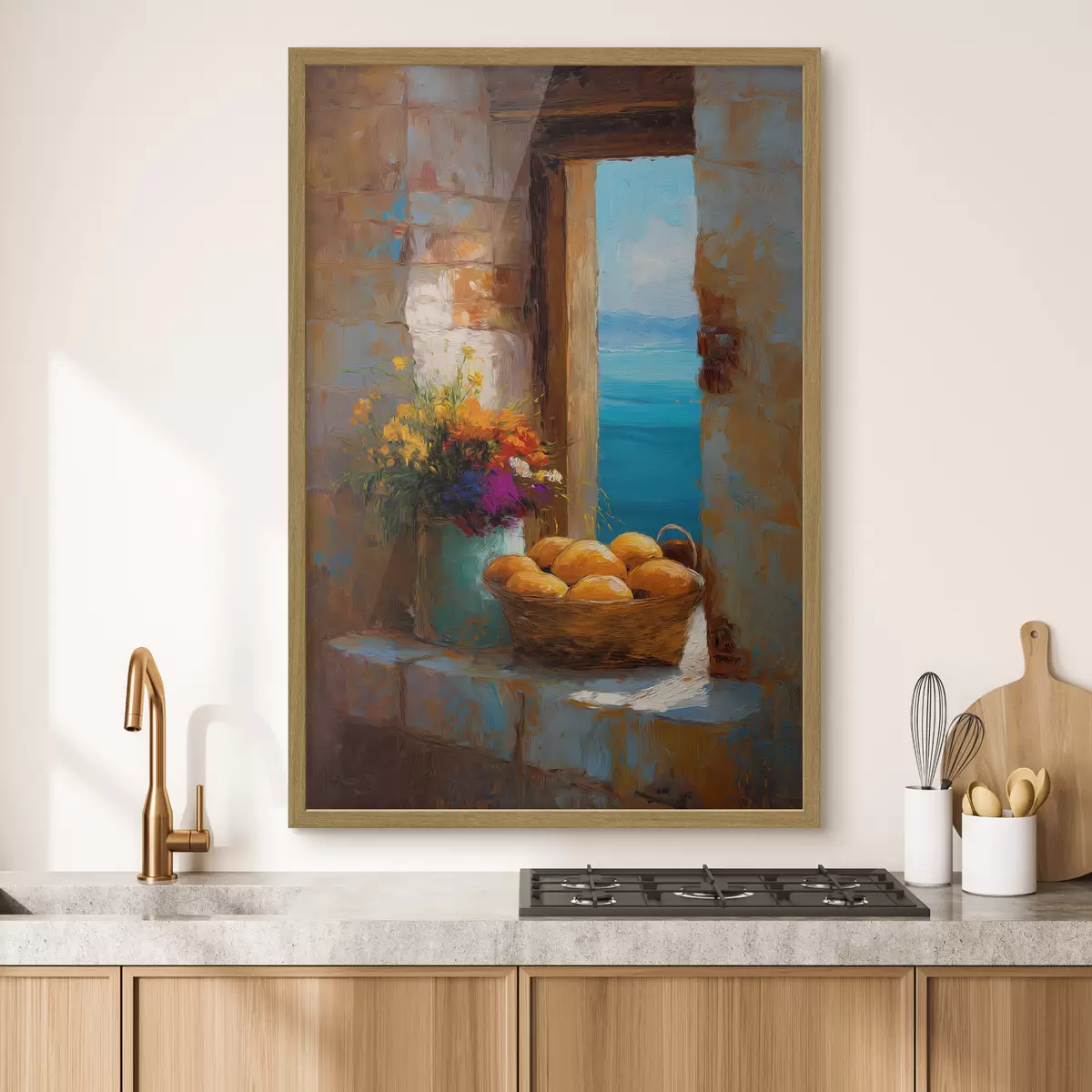 Poster Obst und Blumen f49542