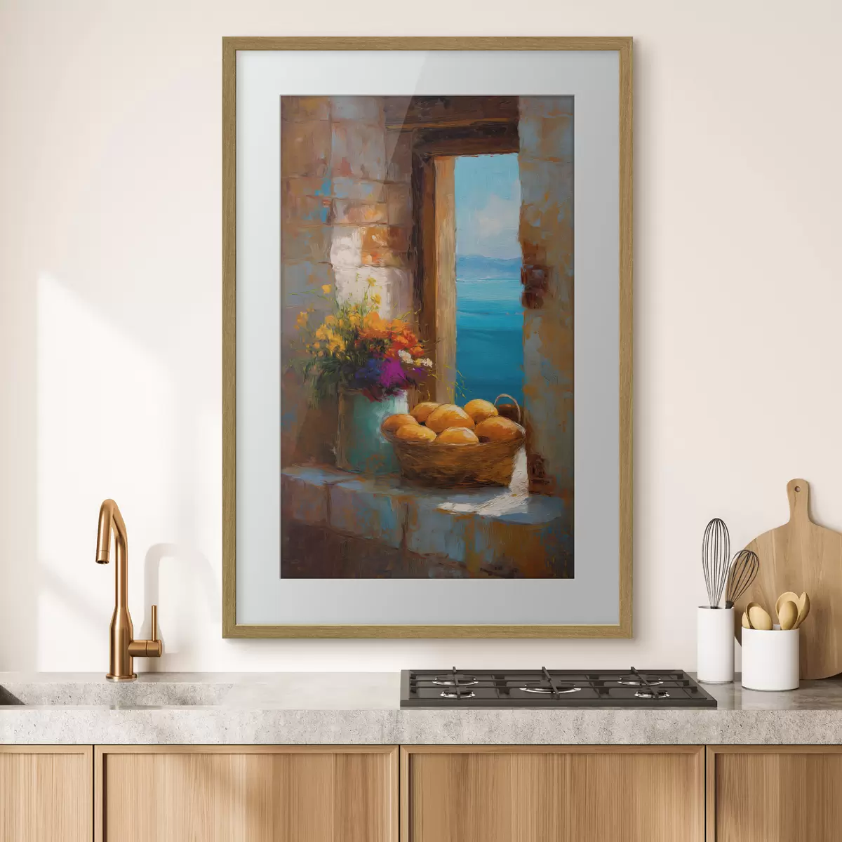 Poster Obst und Blumen f49542