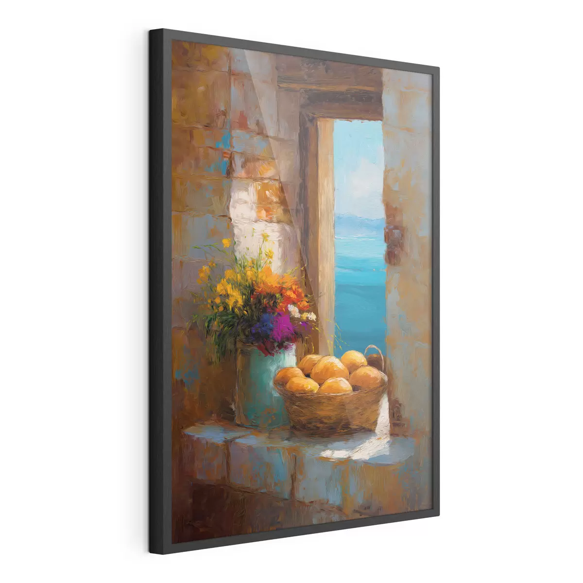 Poster Obst und Blumen f49542