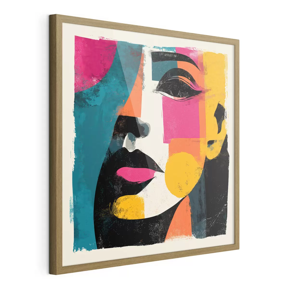 Poster Ein abstraktes Gesicht f49544