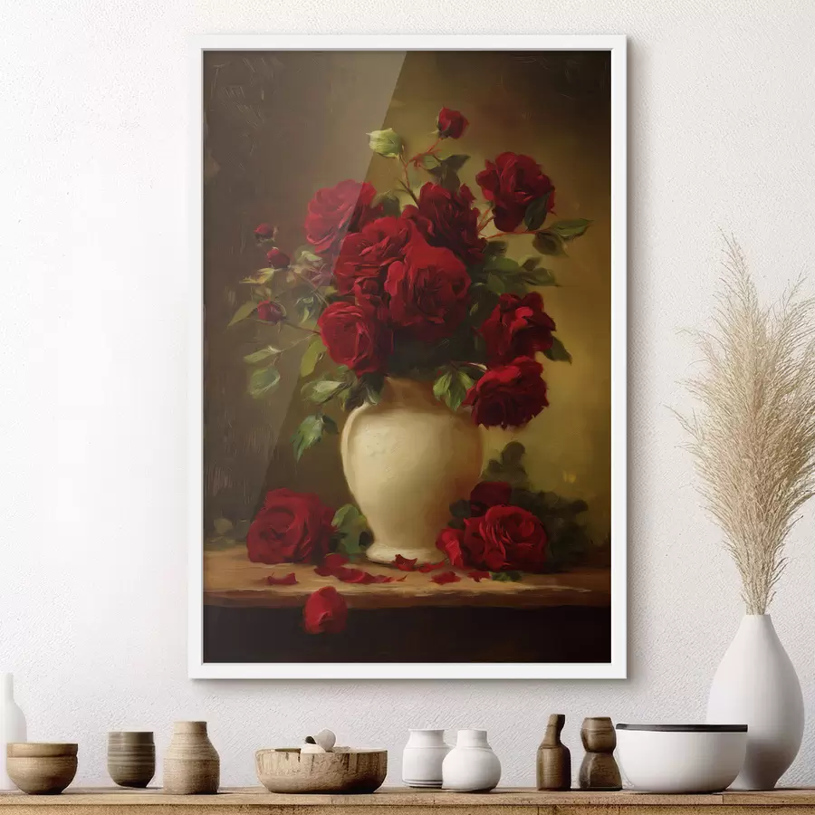 Fototapete Blumen in einer Vase f49545