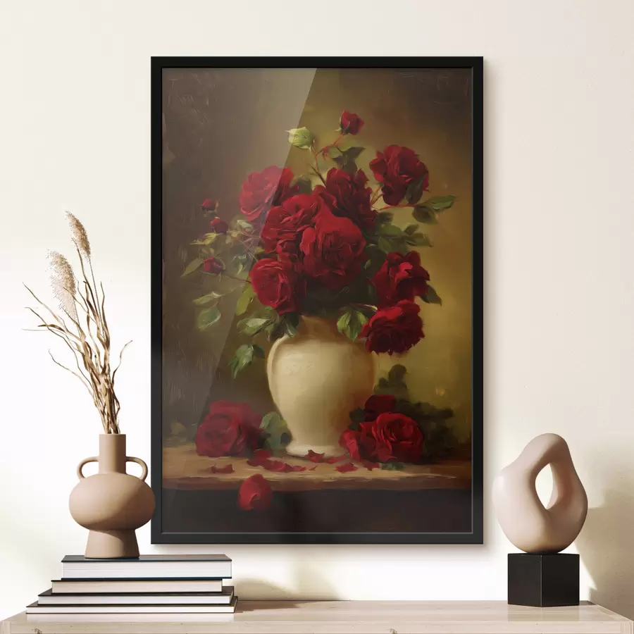 Fototapete Blumen in einer Vase f49545