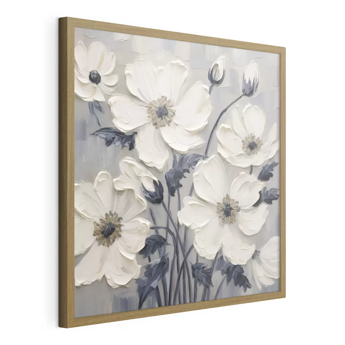 Poster Blumen Nachahmung Malerei f49505