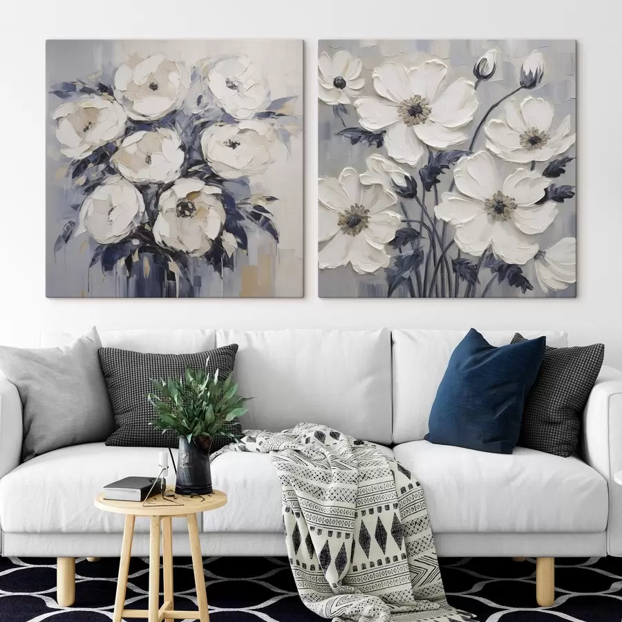 Fototapete Blumen Nachahmung Malerei m30593
