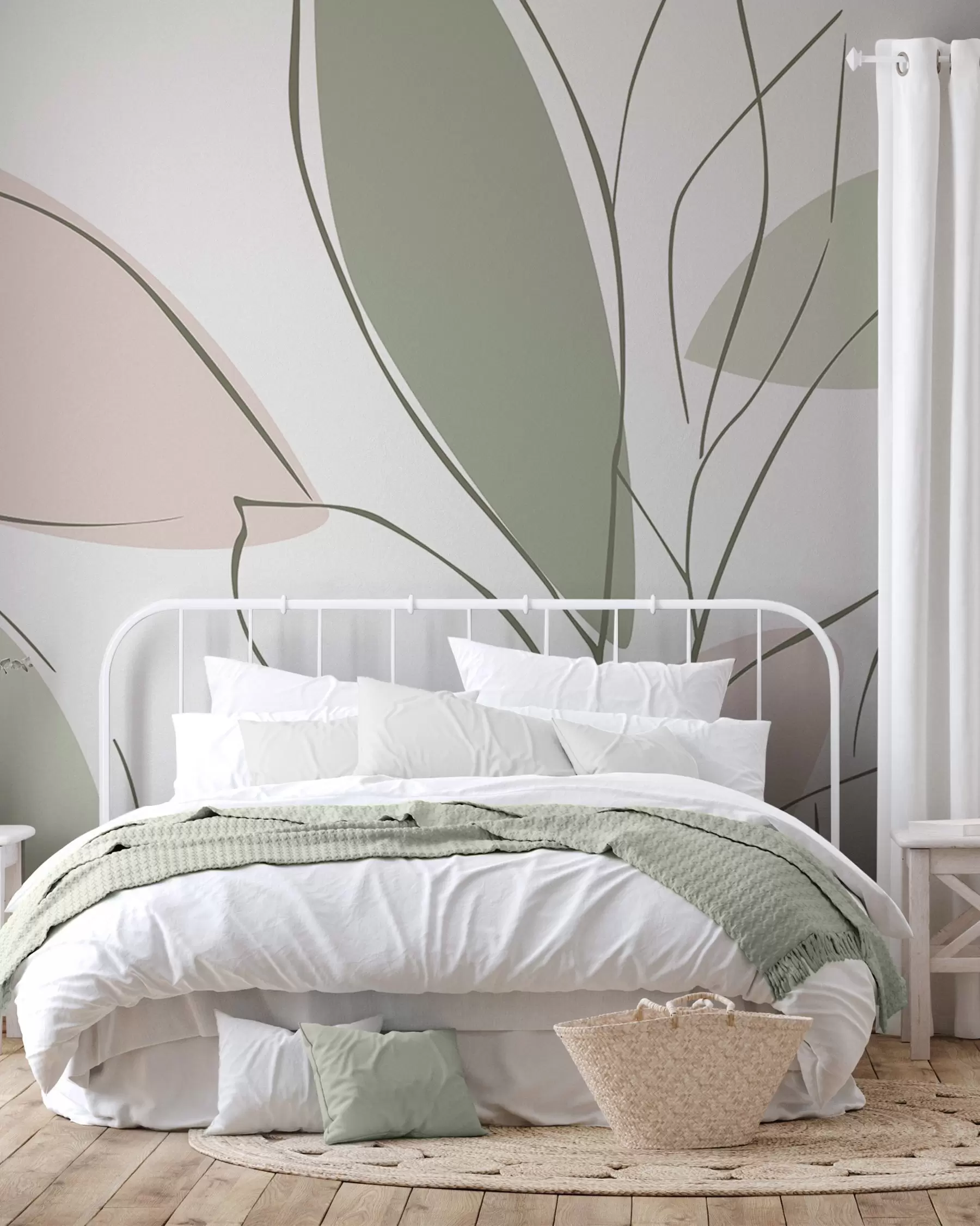 Fototapete Abstrakte Blätter w05710