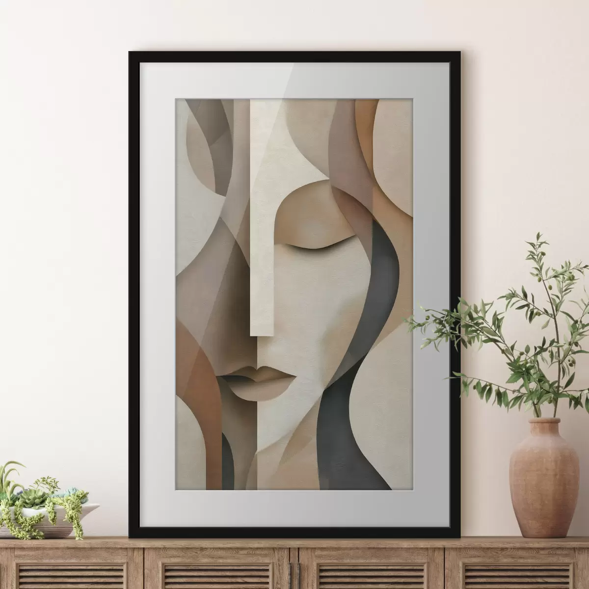 Poster Gesicht und Vertrauen f49617