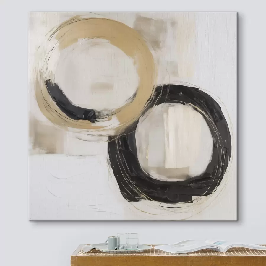 Fototapete Moderne abstrakte Kunst, Nachahmung der Malerei s49605