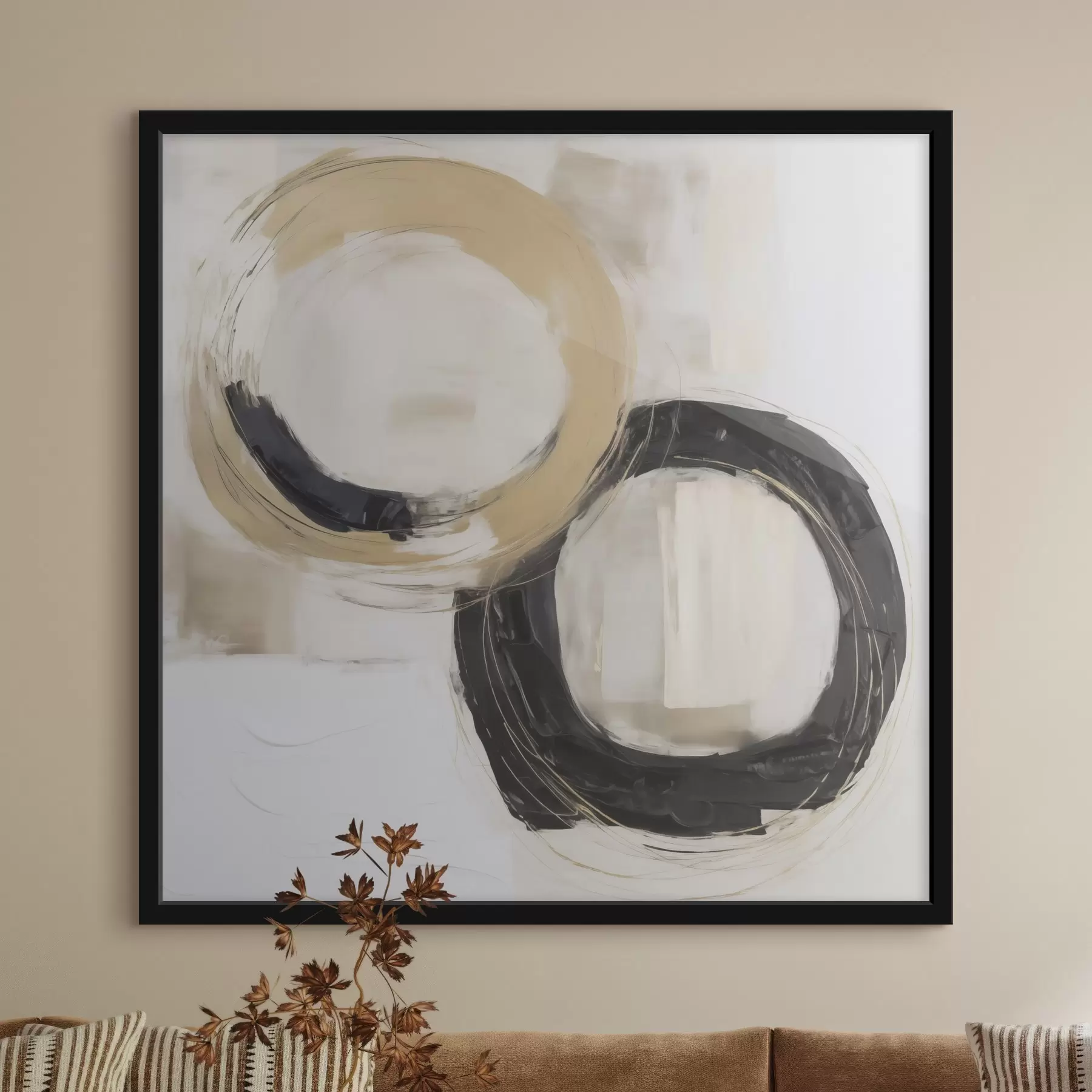 Fototapete Moderne abstrakte Kunst, Nachahmung der Malerei f49605