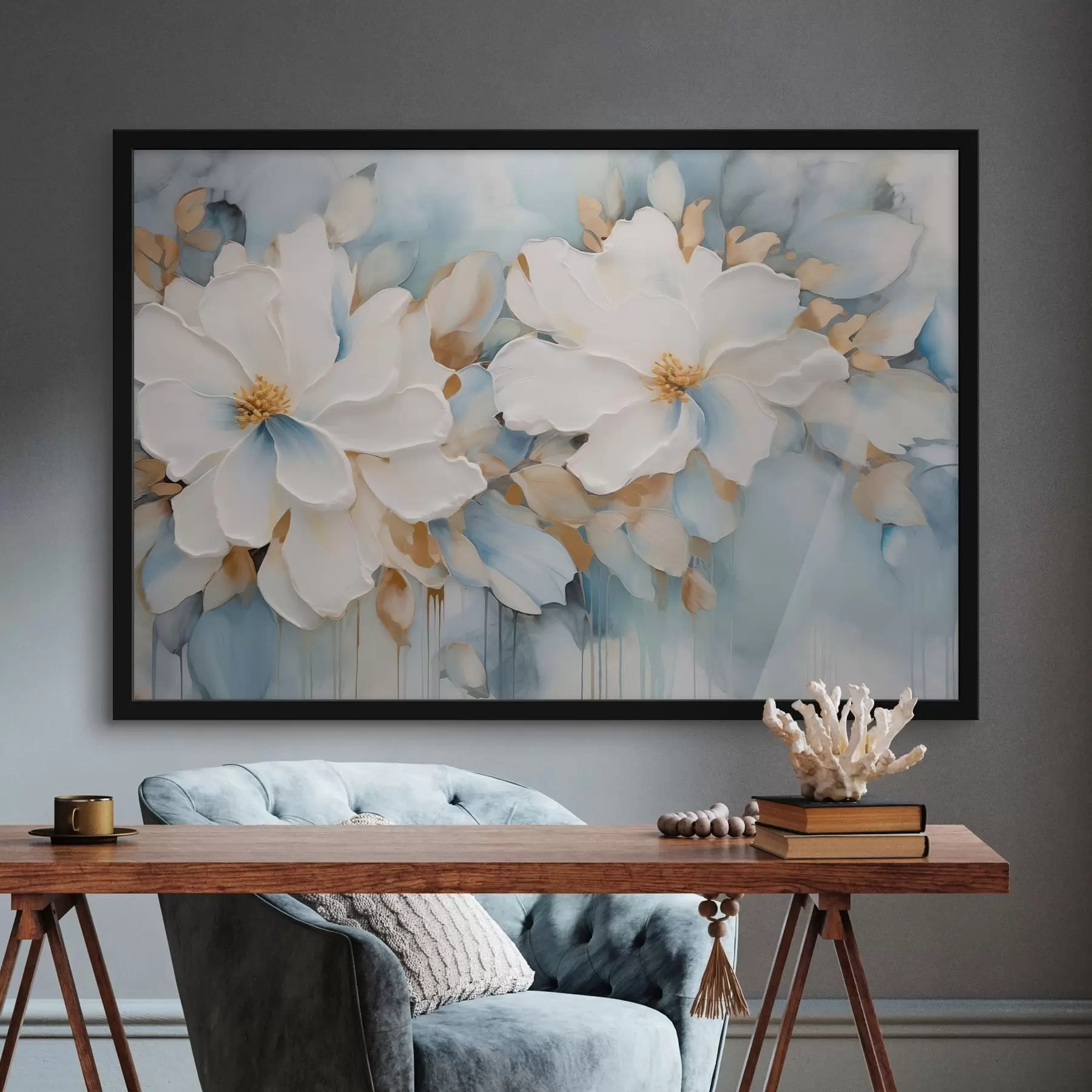 Fototapete Abstrakte Blumen f49418