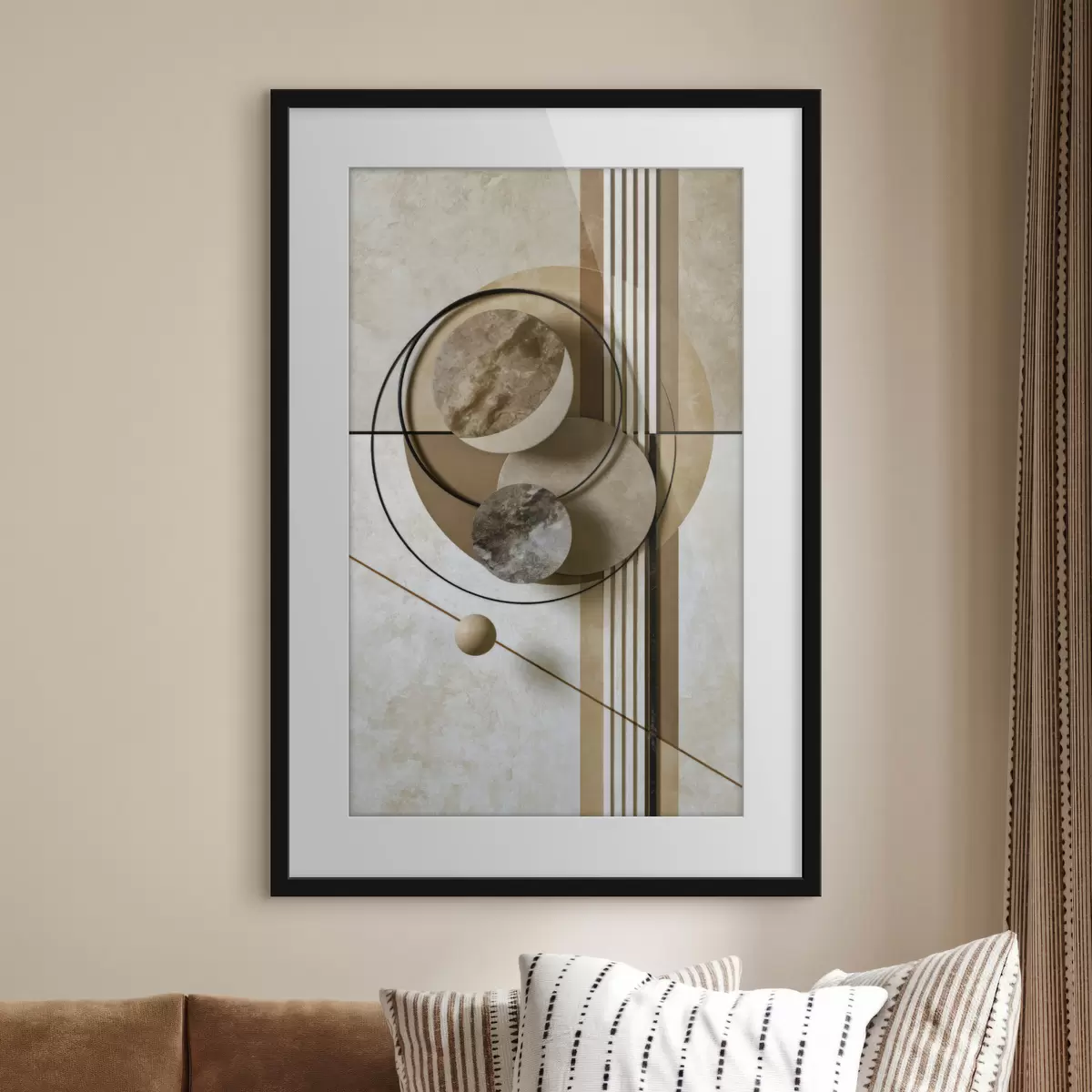 Poster Kreise und Bewegung f49517