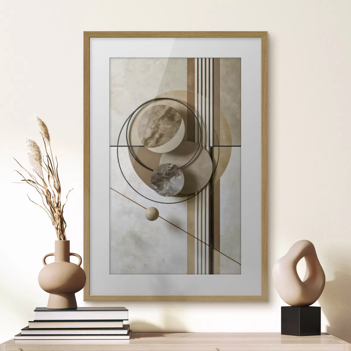 Poster Kreise und Bewegung f49517