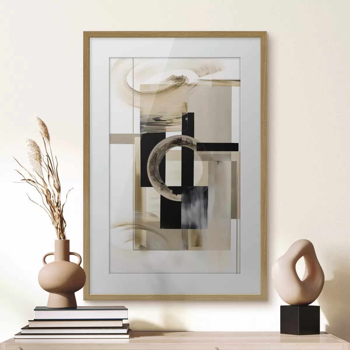 Poster Geometrie und Augenblick f49522