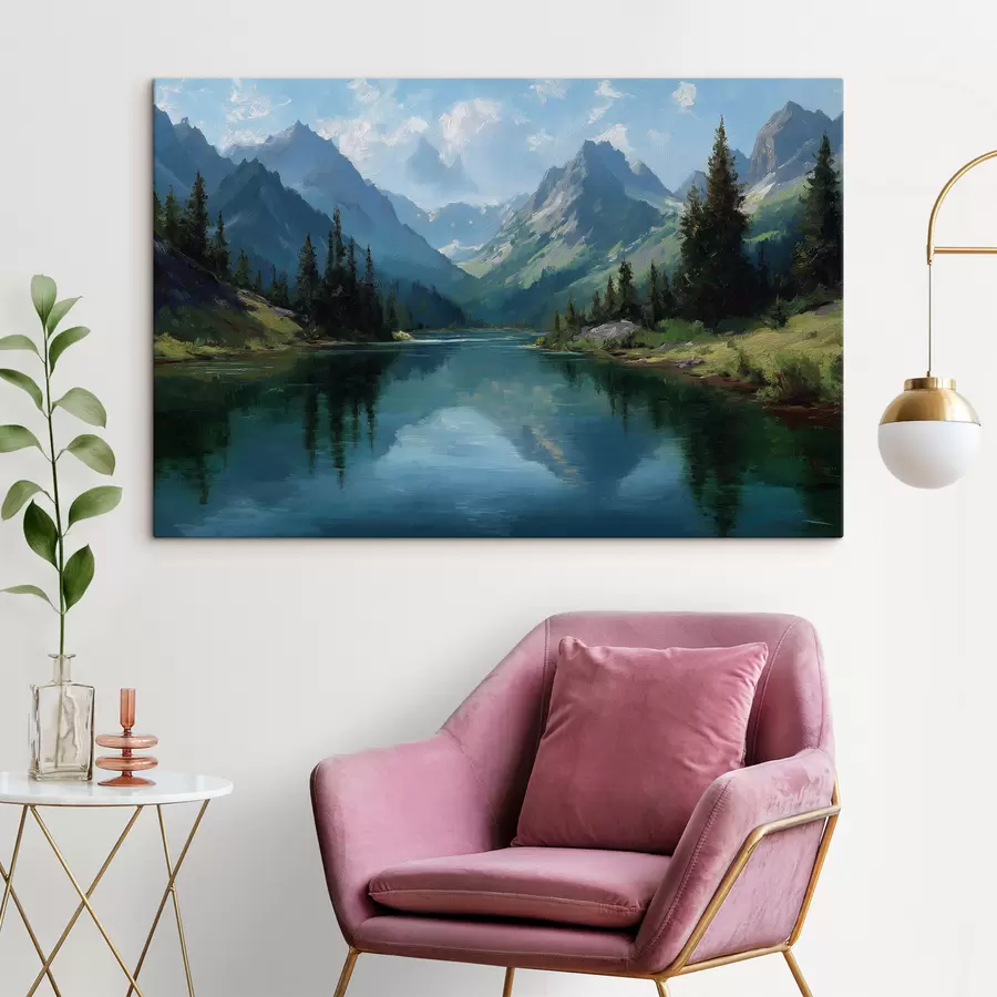 Fototapete Berglandschaft s49632