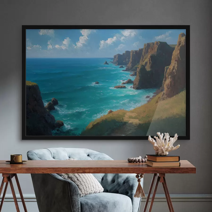 Fototapete Klippen und Meer f49639