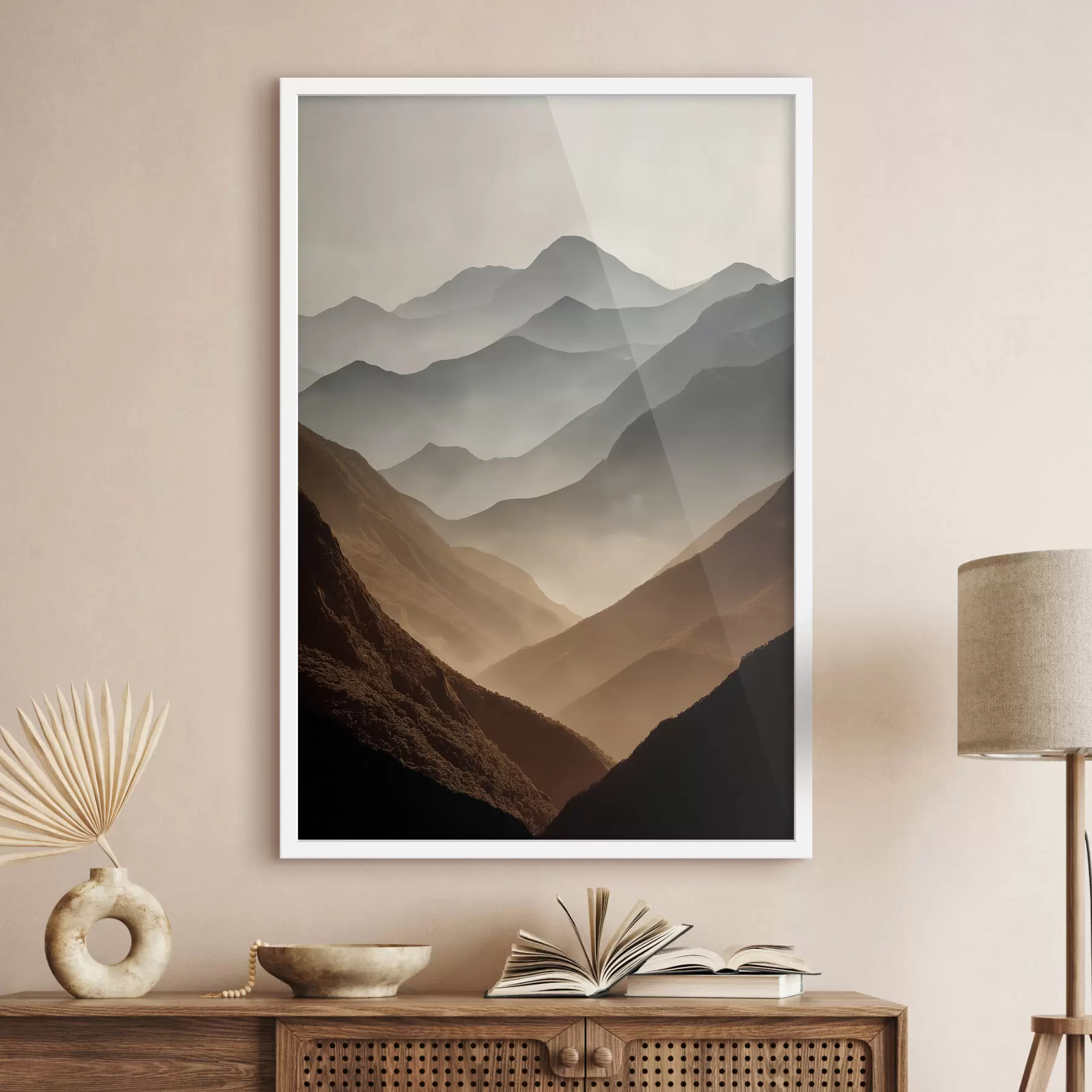 Fototapete Sanfte Berge f49643