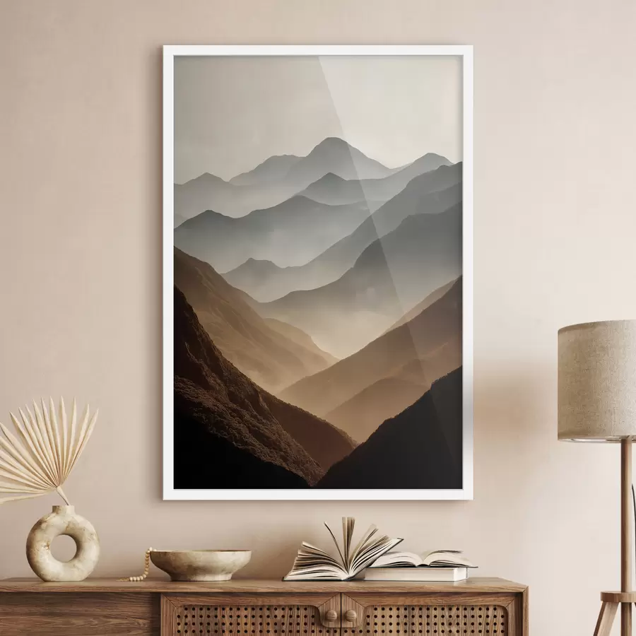 Fototapete Sanfte Berge f49643