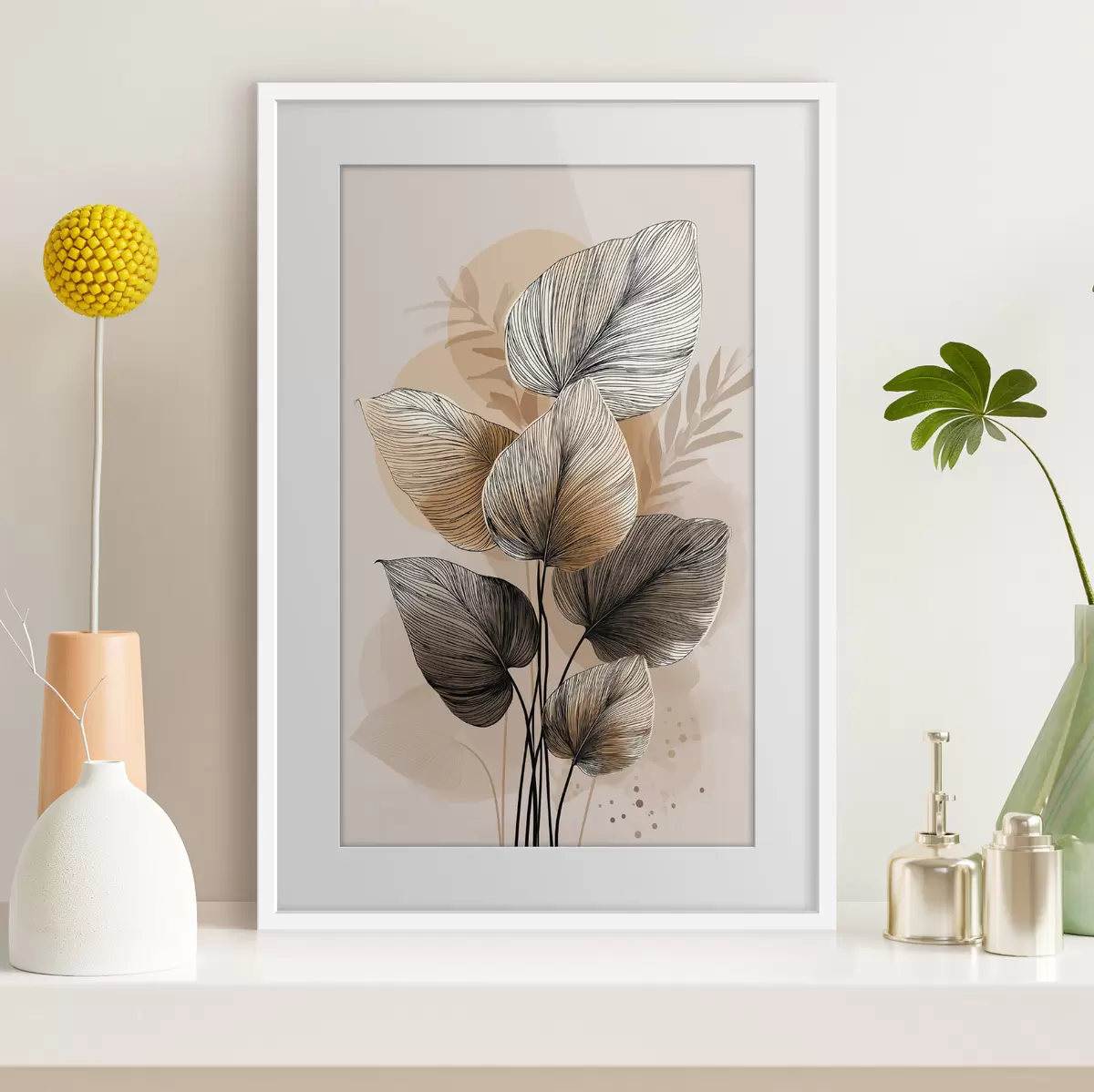 Poster Sanfte Formen f49650