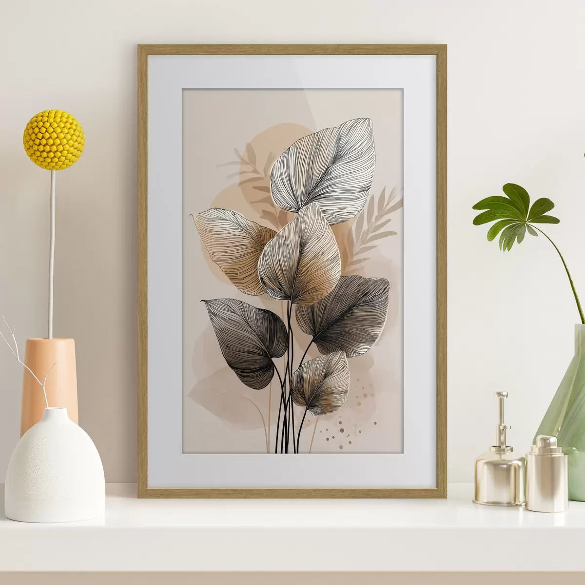 Poster Sanfte Formen f49650