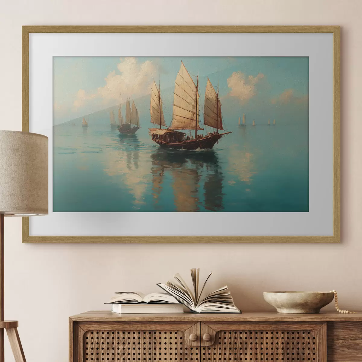 Poster Morgendliche Segeltour f49654
