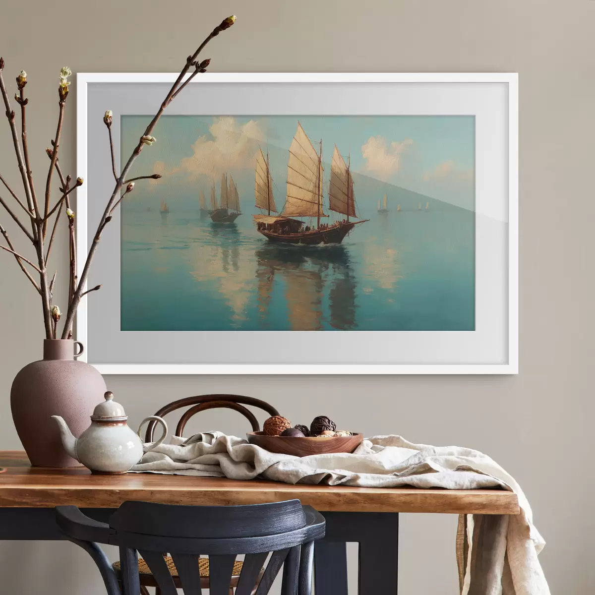 Poster Morgendliche Segeltour f49654