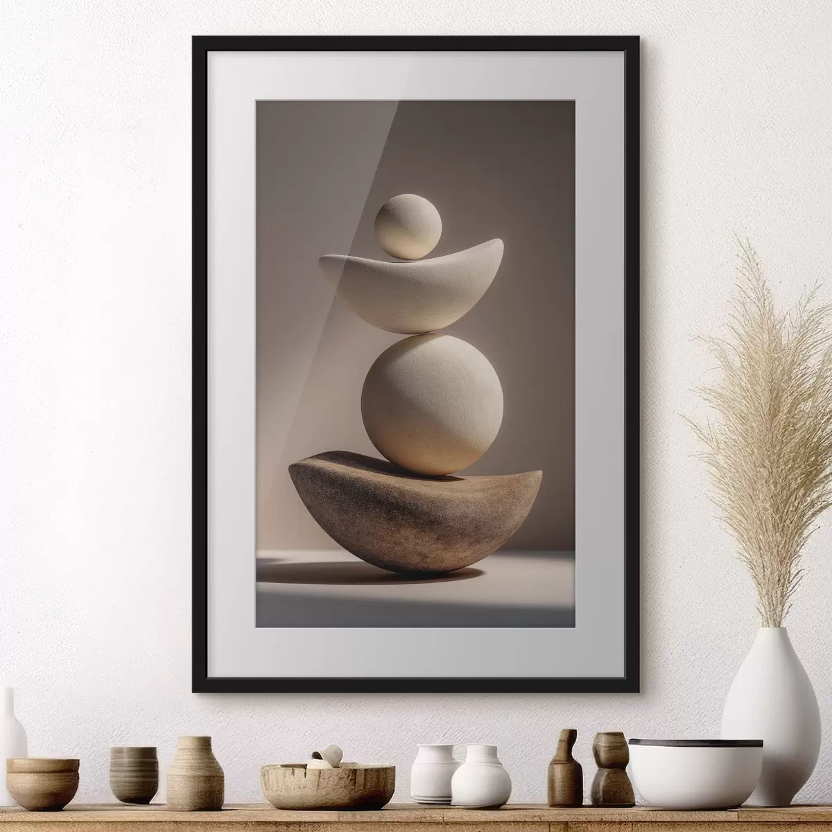 Poster Zarter Stein f49670