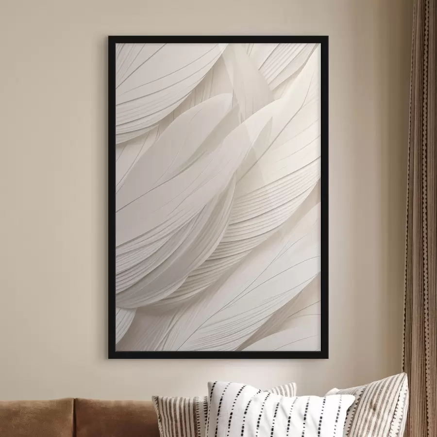 Fototapete Abstrakte beige Wellen f49377