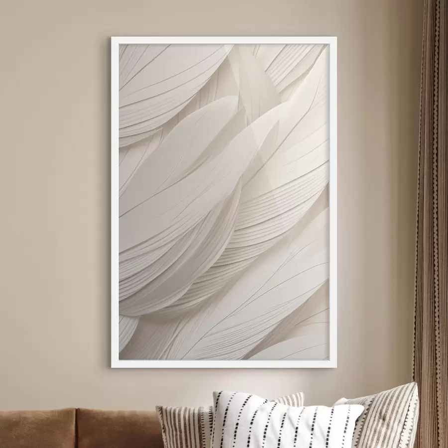 Fototapete Abstrakte beige Wellen f49377