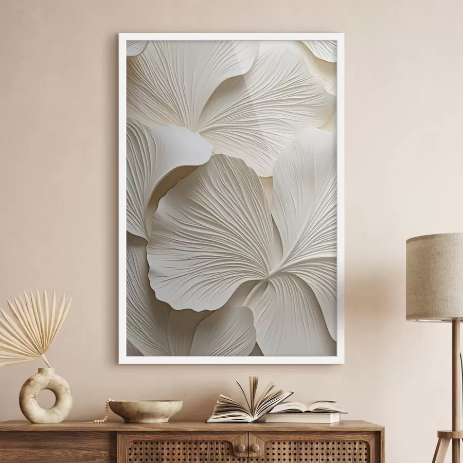 Fototapete Abstraktes Blumenmuster, flache Illustration f49755