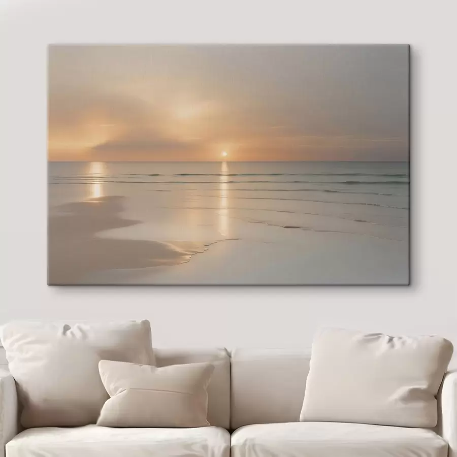Fototapete Ruhige Küste bei Sonnenaufgang s49357