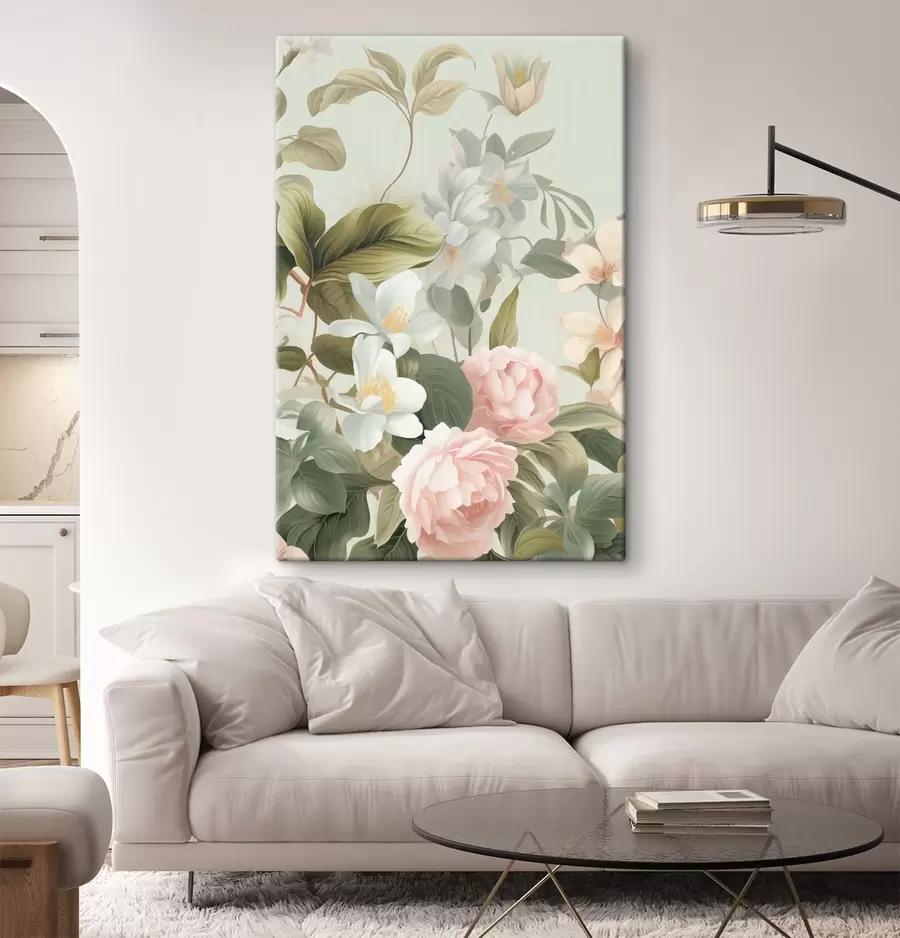 Fototapete Zarte Gartenrosen s49732