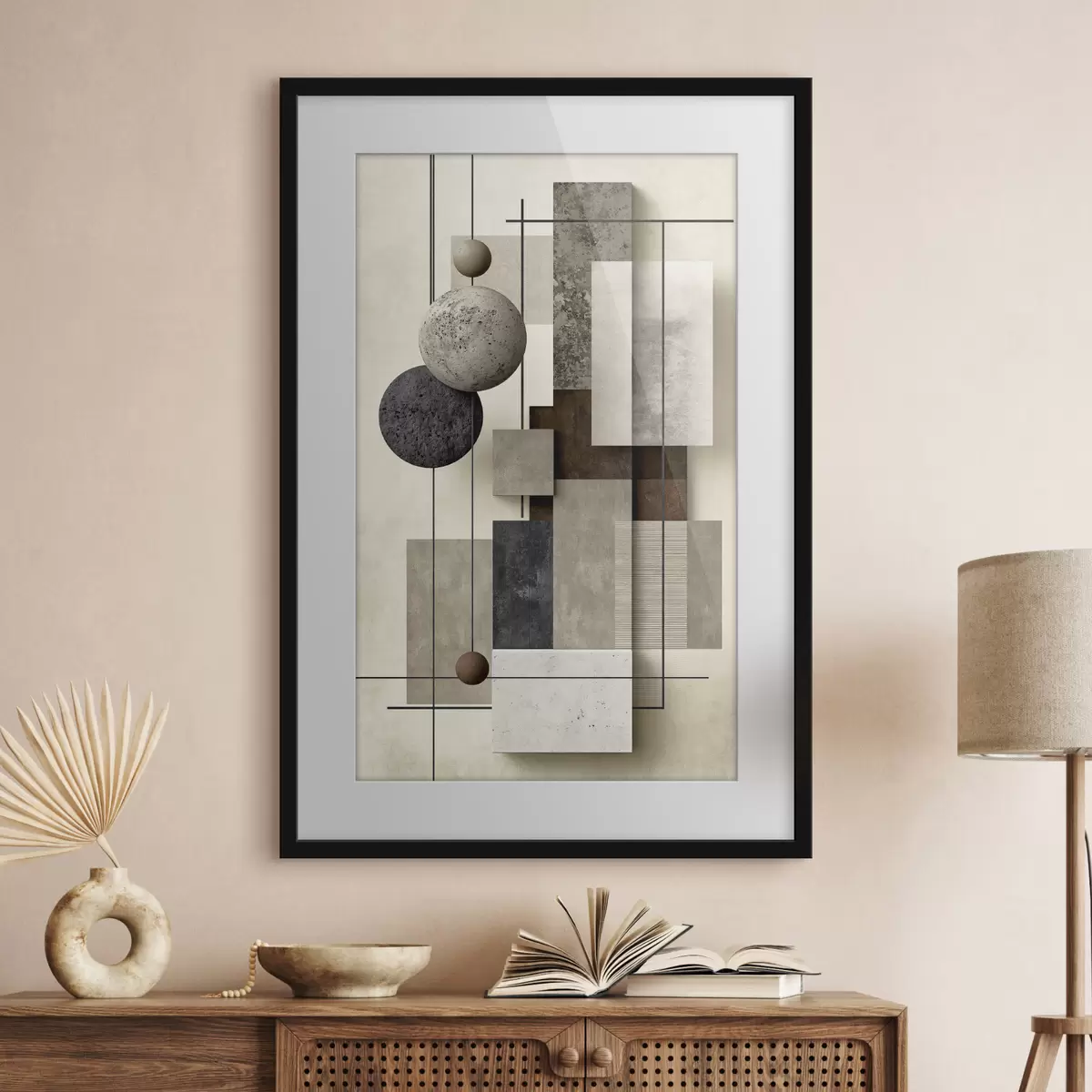 Poster Zeitgenössische Geometrie f49703