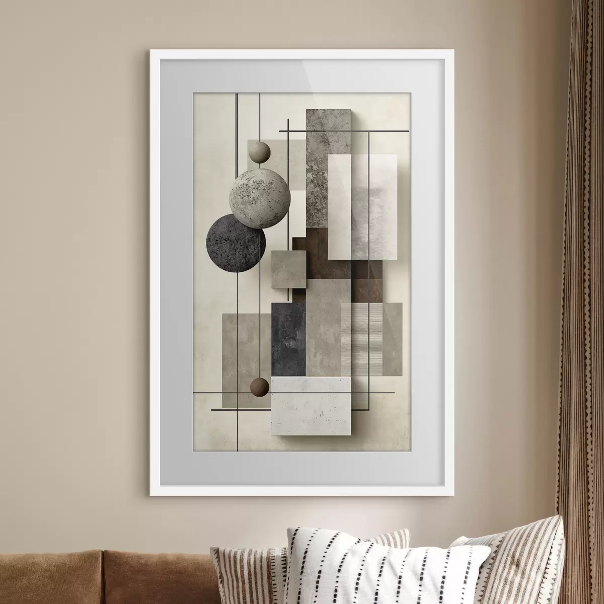 Poster Zeitgenössische Geometrie f49703