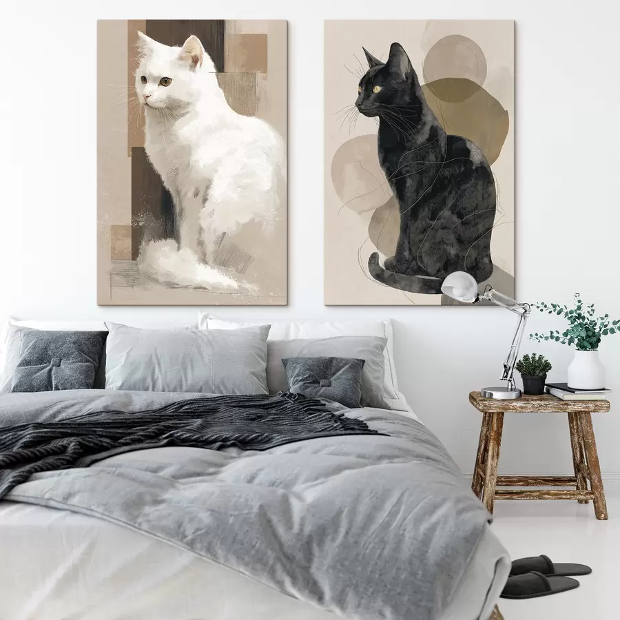 Fototapete Hauskatzen m30704