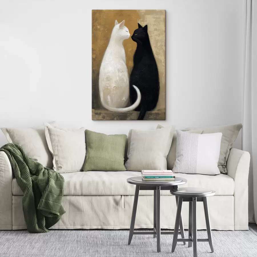 Fototapete Zwei Katzen s49836