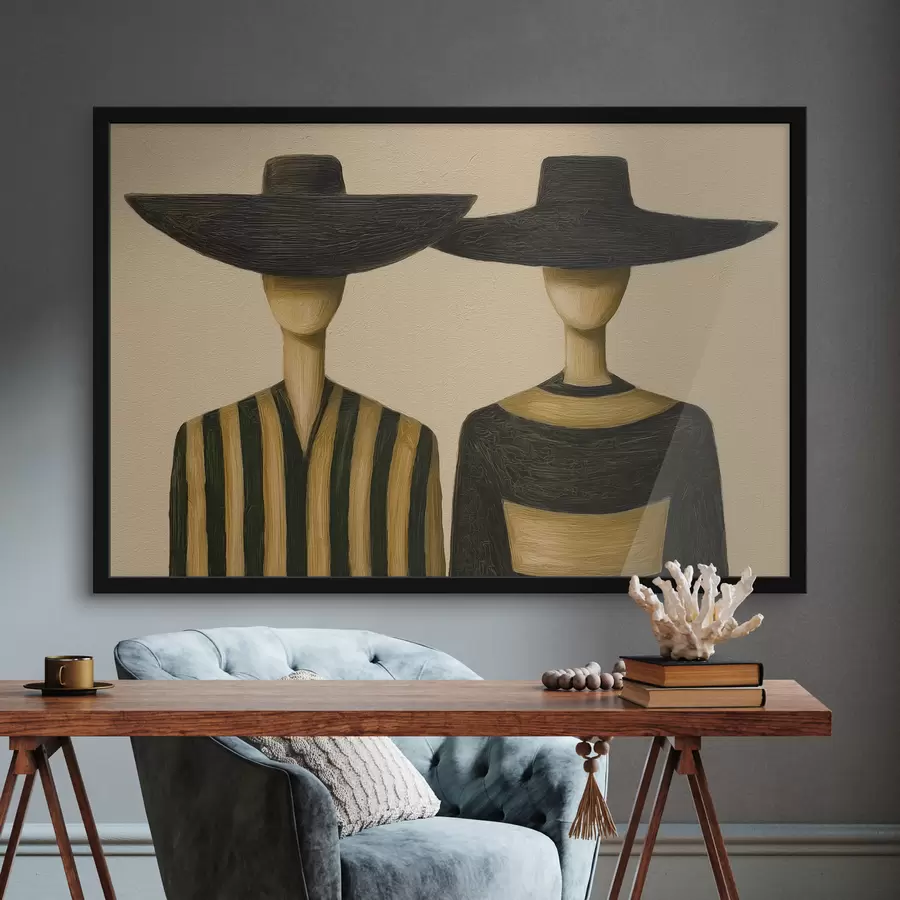 Fototapete Stilisierte Figuren f49829