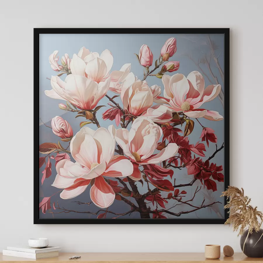 Fototapete Magnolien im Morgengrauen f49850