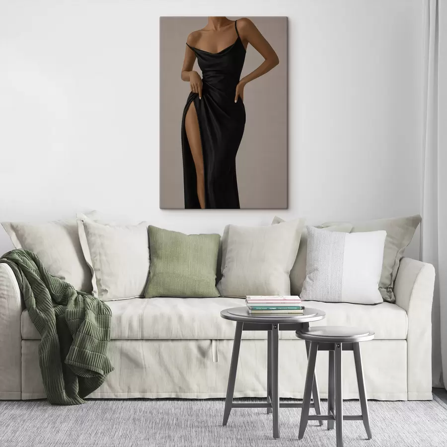 Fototapete Schwarzes Kleid s49822